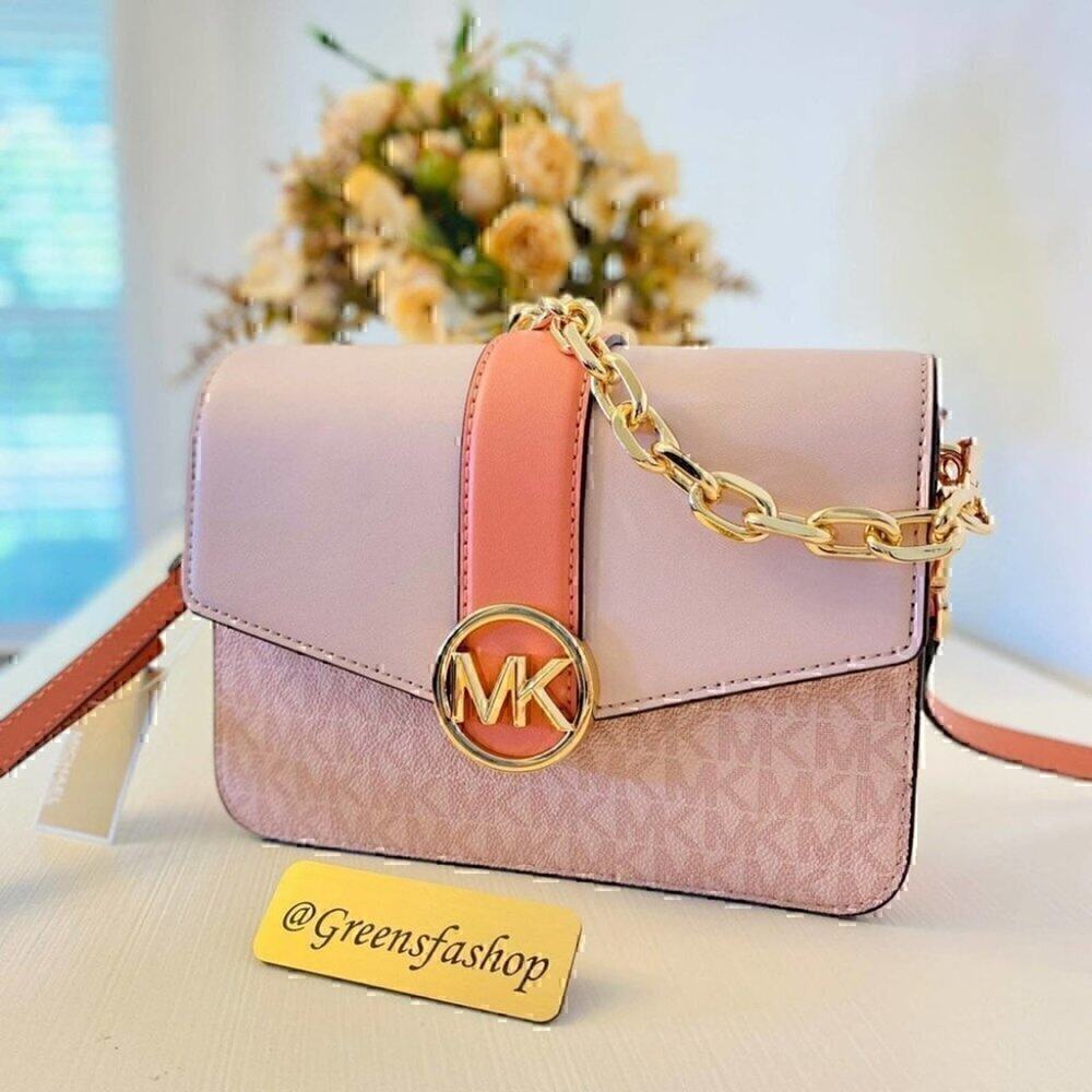 Michael Kors Purse Carmen Small Flap Crossbody bag Sherbert